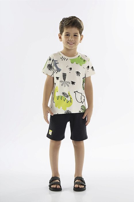 Conjunto Dinossauro Infantil Menino Up Baby