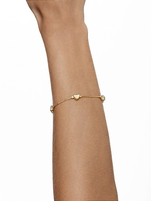 Pulseira 4 Corações