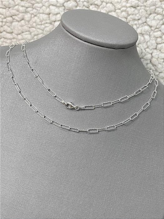 Choker Elo Cadeado Texturizada
