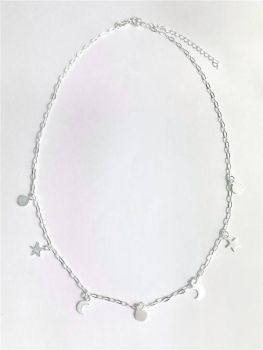 Choker Estrela e Lua