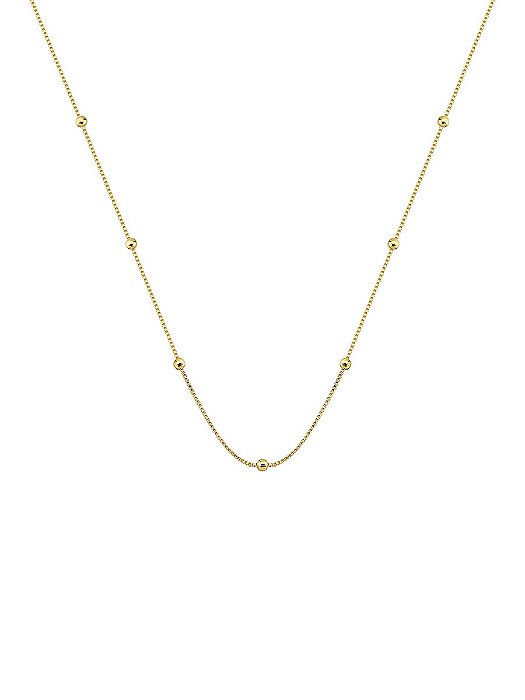 Choker Fina Veneziana com Bolinhas