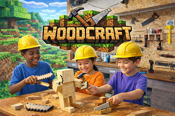 WorkShop de Marcenaria Infantil – Minecraft 28/02/2026 - 10:30hs