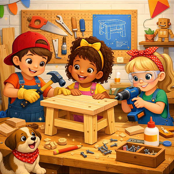 Workshop - Marcenaria Infantil – Banquinho 25/04/2026 - 14:30hs