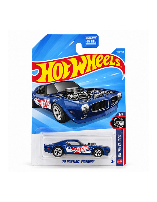 Hot Wheels 1970 Pontiac Firebird Azul – Mainline 2025