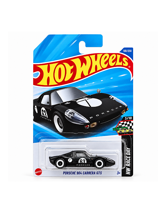 Hot Wheels Porsche 904 Carrera GTS Preto – Mainline 2025