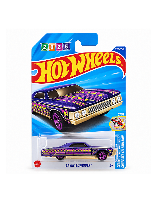 Hot Wheels Layin’ Lowrider Roxo – Celebration Racers 2025