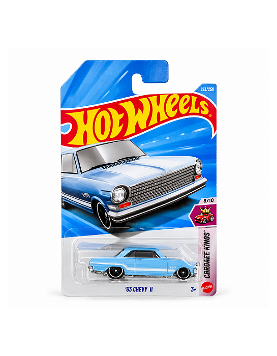 Hot Wheels ’63 Chevy II Azul – Compact Kings 2026