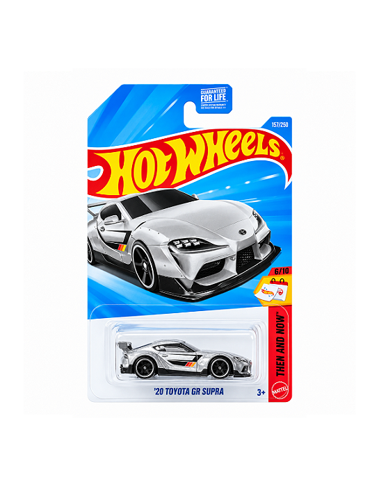 Hot Wheels ’20 Toyota GR Supra Prata – Mainline 2026