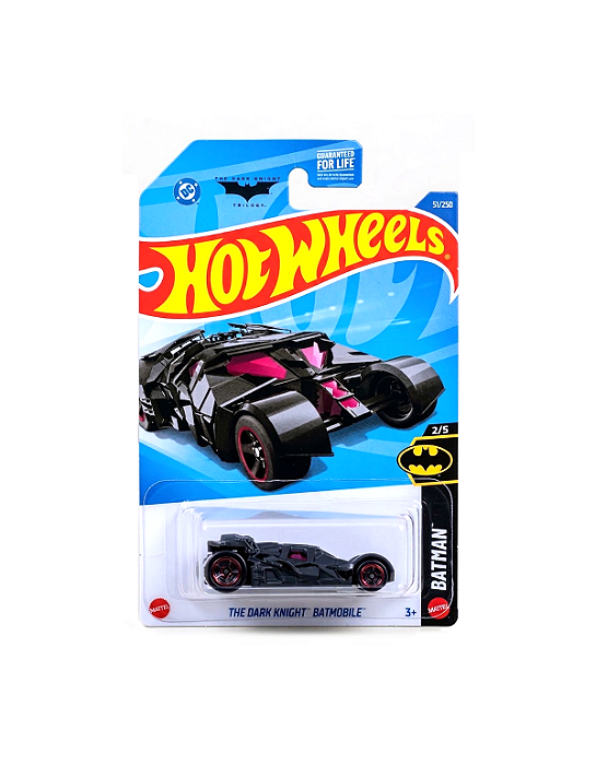 Hot Wheels Batmóvel The Dark Knight Preto - Mainline Batman - 2026