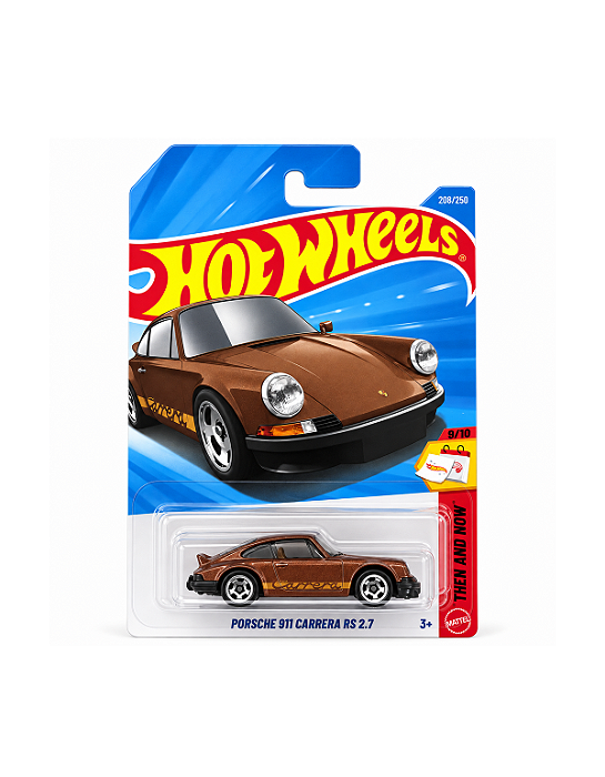 Hot Wheels Porsche 911 RS 2.7 Marrom - Mainline - 2026