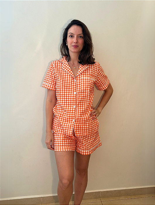 Conjunto Vichy Curto Margarida