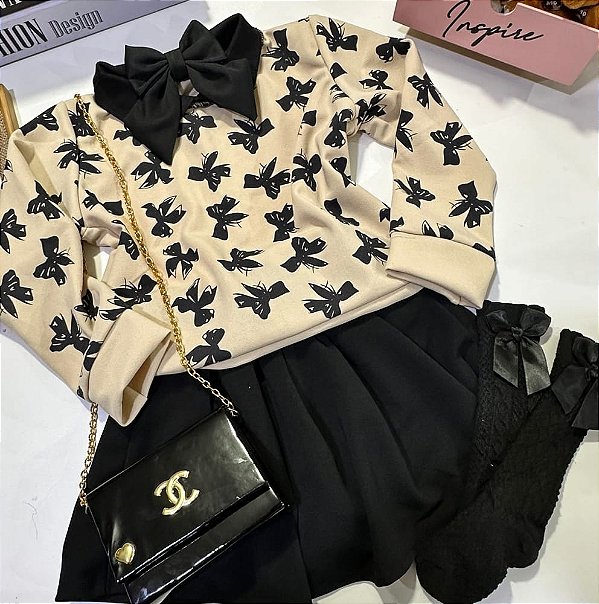 Conjunto Laçinhos Inverno Menina 2 Peças