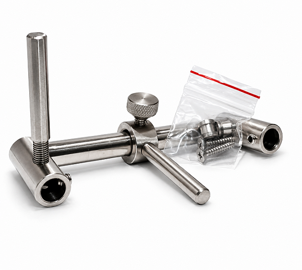 APARADOR COM AÇO INOX C/ PINO LATERAL