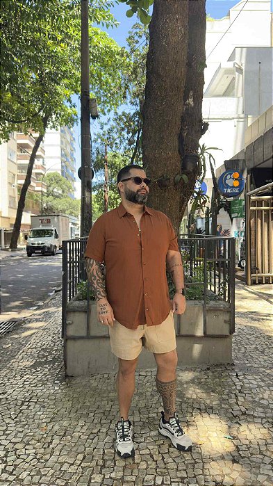 Camisa Viscolinho Terra