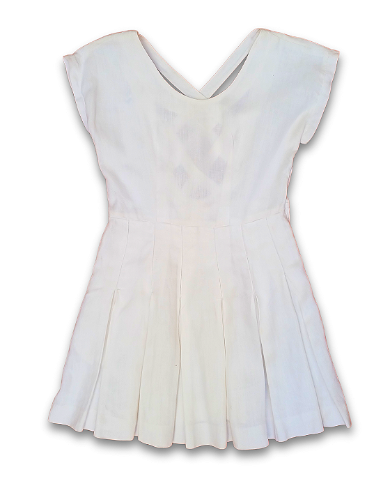 Vestido Vintage Puro Linho Bruna