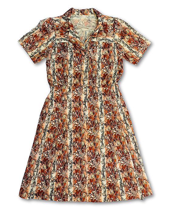 Vestido Vintage Floral Mariana
