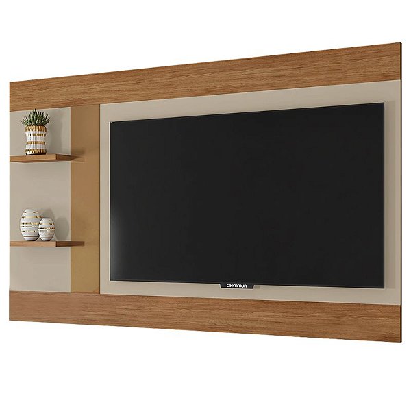 Painel Para TV 65 Polegadas 2 Prateleiras Discovery Caemmun