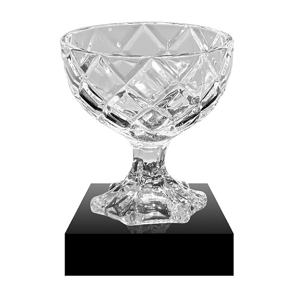 Código 1253 - Taça Cristal Sextavada