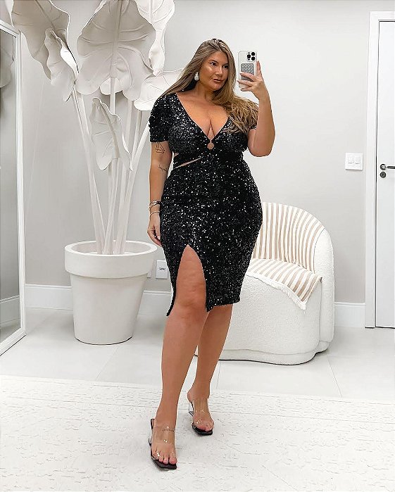 Vestido Paetê Up