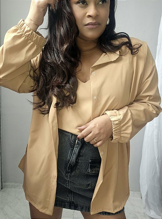 Conjunto Camisa e Top Liso