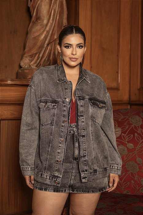 JAQUETA OVER SIZE BLACK