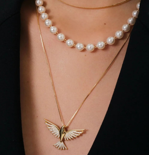 Colar Espírito Santo Cravejado de Zircônias