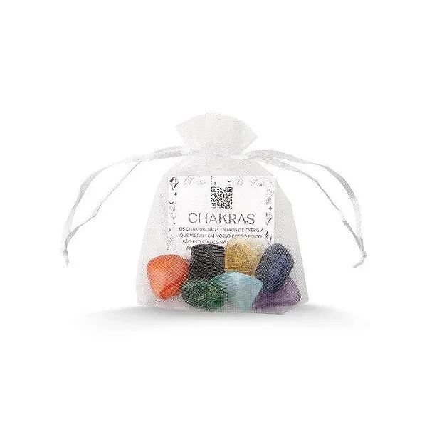 Kit de Pedras para Alinhamento dos Chakras