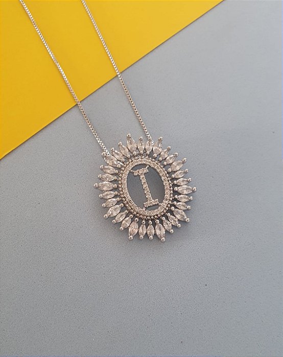 Colar Personalizado com Letra I