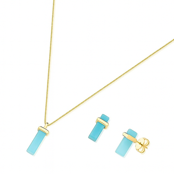 Conjunto Cubo Ágata Azul