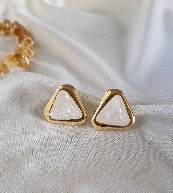 Brinco Selenita Cascalho