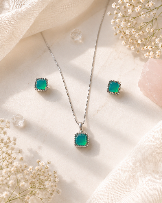 Conjunto Ágata Verde