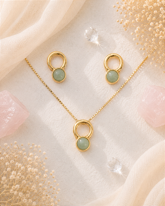 Conjunto Quartzo Verde