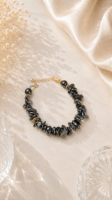 Pulseira Hematita Natural