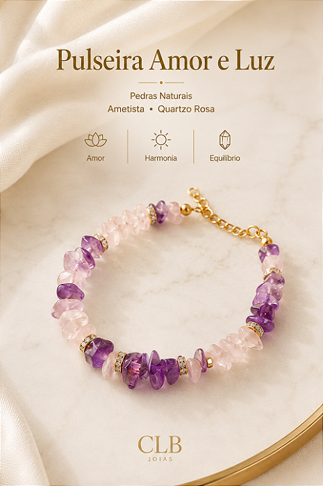Pulseira Ametista – Proteção e Equilíbrio