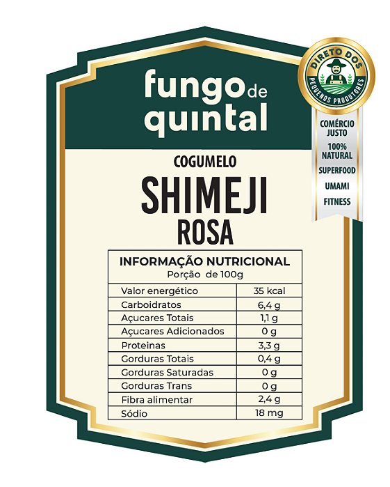 Cogumelo Shimeji Rosa Fungo de Quintal Fungo de Quintal