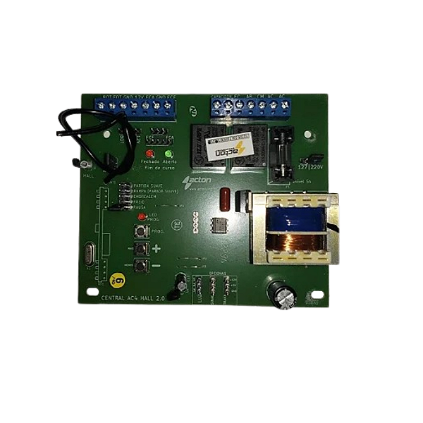 CENTRAL DE PORTÃO AC4 HALL  TRANSFORMADOR  - SUBSTITUI ROSSI NKX30F NKXH30