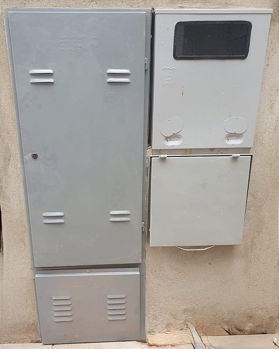 CAIXA CEMIG CM18 MONTADA COM DISJUNTOR TRIPOLAR 600A C/ CM4