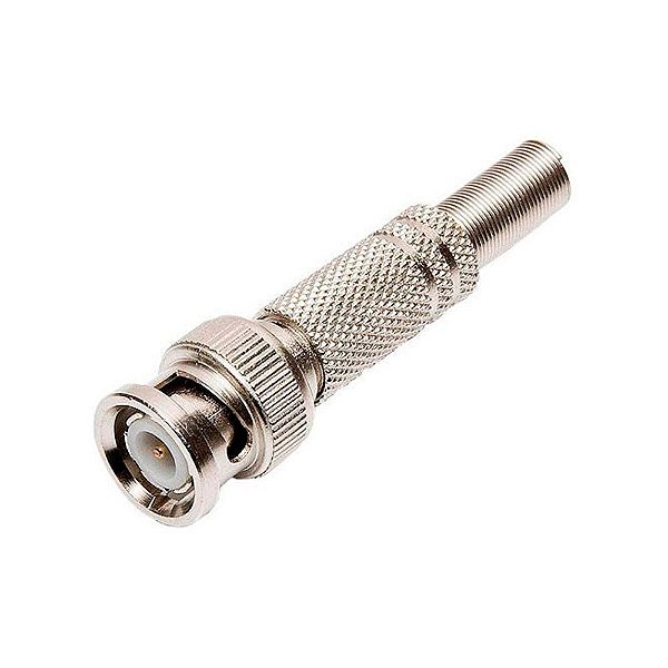 CONECTOR BNC MACHO COM MOLA