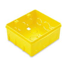 CAIXA PVC 4X4 AMARELA TRAMONTINA