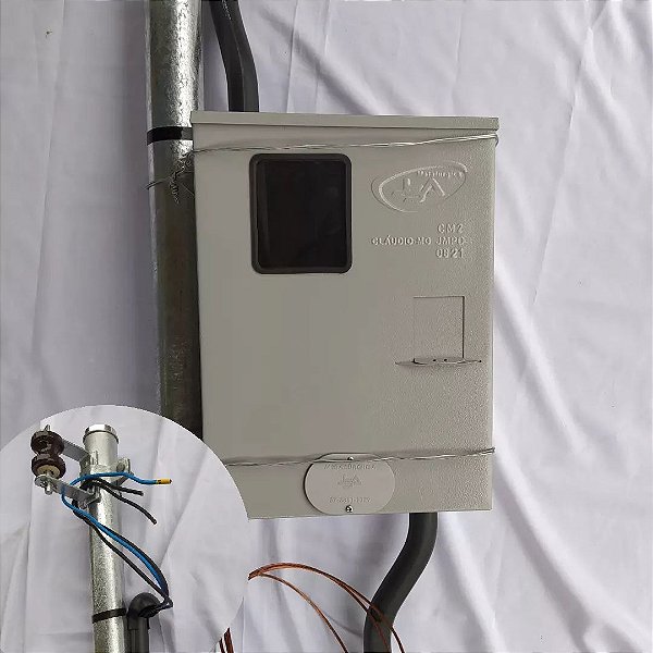 PADRÃO 1CX BIFASICO 100A 7M REFERENCIA CEMIG H2 (ANTIGO H3)