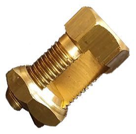 CONECTOR PARAFUSO FENDIDO 16MM LATÃO