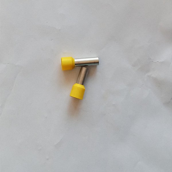 TERMINAL TUBULAR 4,0MM CURTO AM/CZ