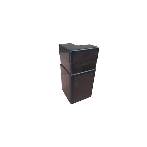 Canto externo PVC 10 cm Preto