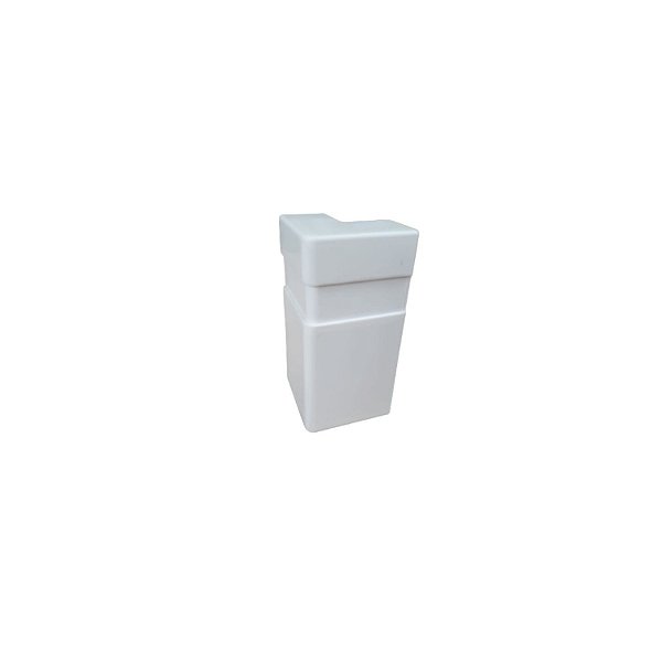 Canto externo PVC 7 cm Branco