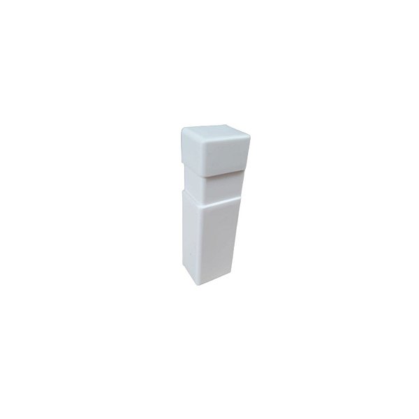 Terminal PVC 7 cm Branco