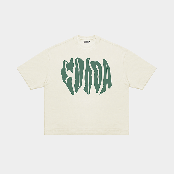 Camiseta Boxy Deformed Off White Coroa