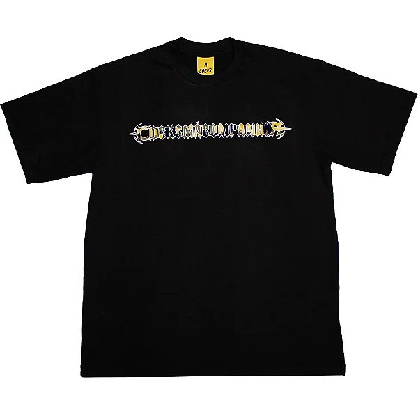 CAMISETA CAMO LOGO PRETA COCKS