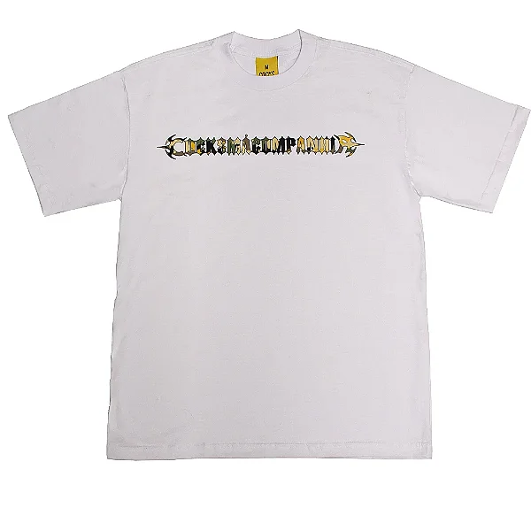 CAMISETA CAMO LOGO BRANCA COCKS