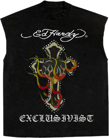 1of1 Ed Hardy "Love Religion"  Regata Machao Preta
