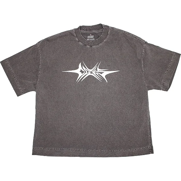CAMISETA BOXY LOGO TRASH ESTONADA COCKS